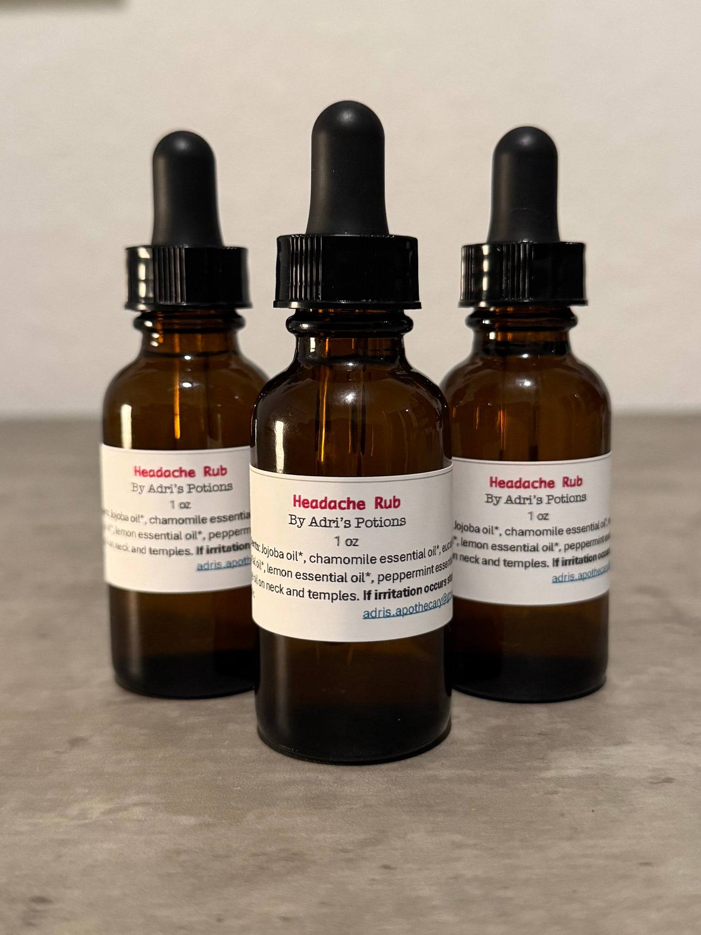 Headache Rub